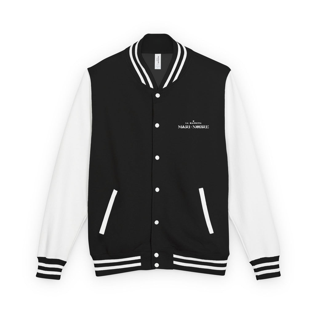 "LA MADRINA" Broadcast Microphone Letterman Jacket – Retro Podcast Varsity Jacket