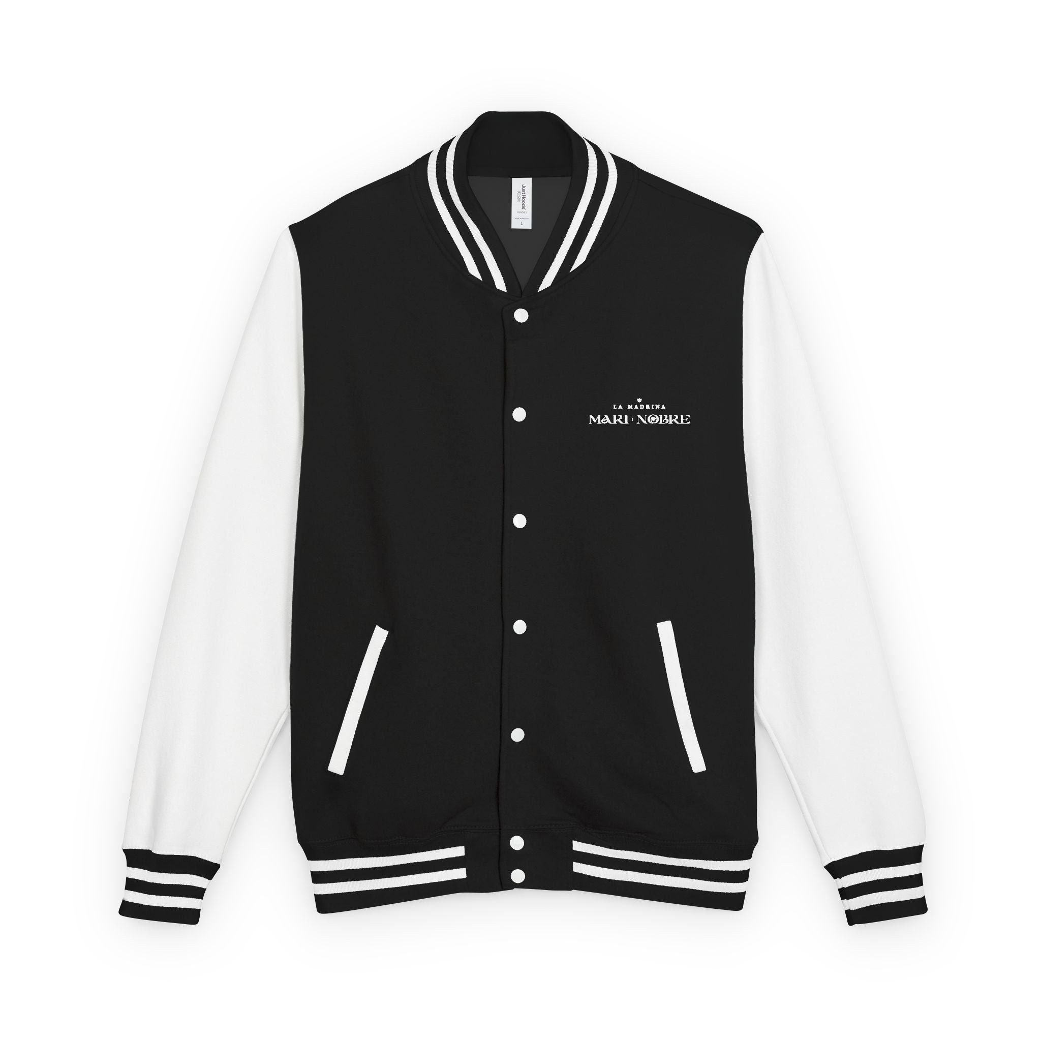 "LA MADRINA" Broadcast Microphone Letterman Jacket – Retro Podcast Varsity Jacket