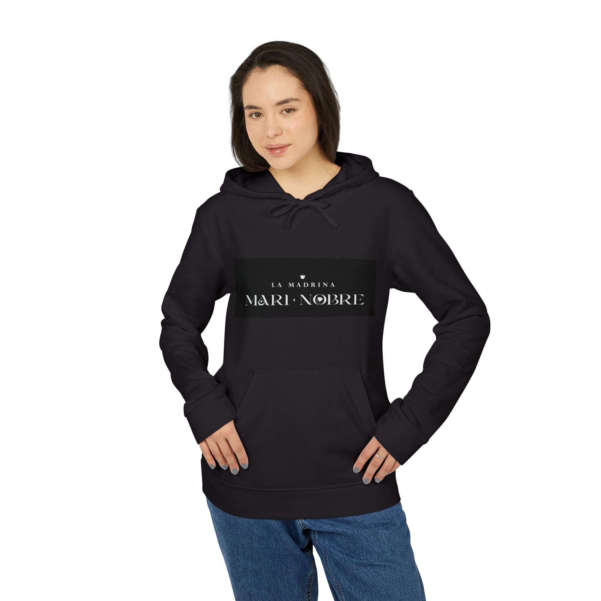 "La Madrina" Music Microphone Hoodie — Gradient Retro Mic Design