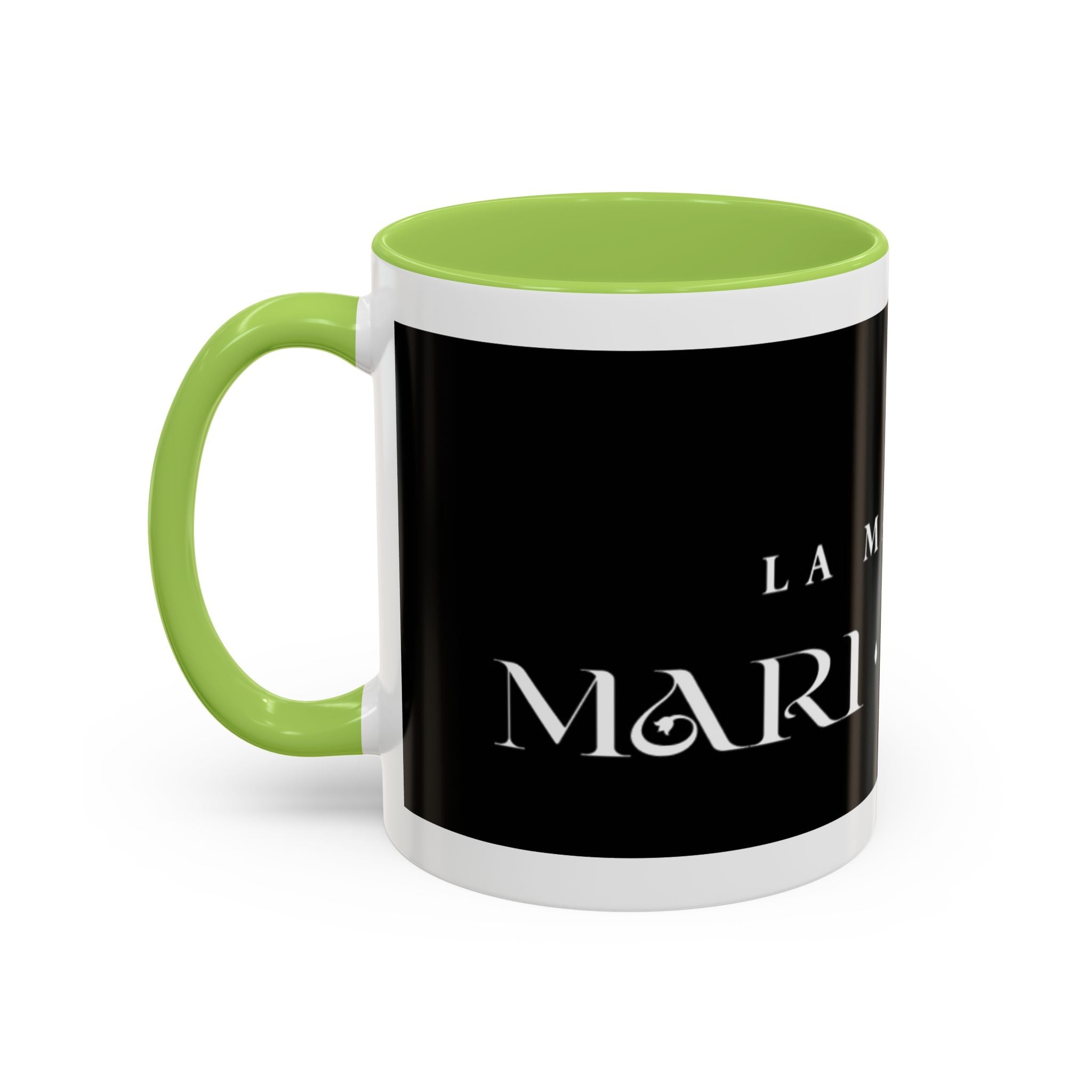 La Madrina 'Mari Nobre Black Accent Coffee Mug — Elegant Godmother Gift (11/15oz)