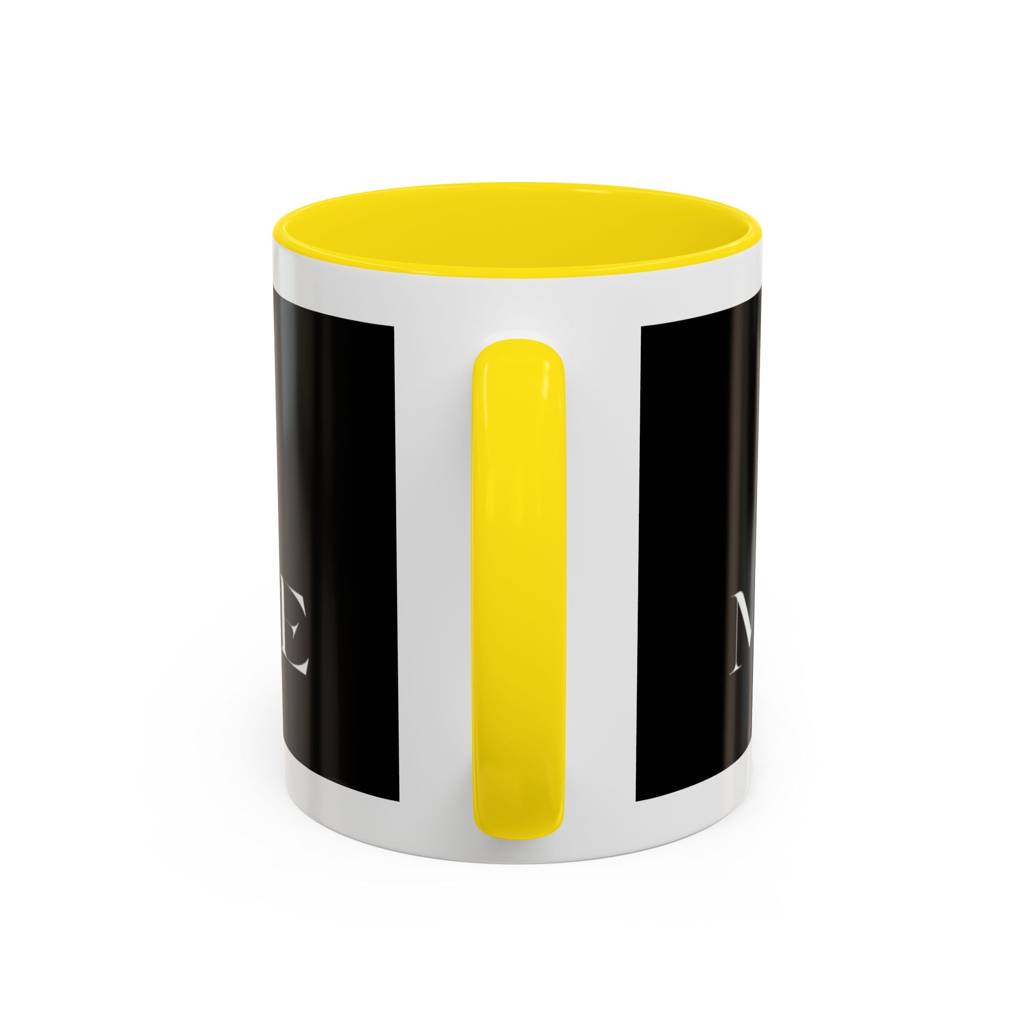 La Madrina 'Mari Nobre Black Accent Coffee Mug — Elegant Godmother Gift (11/15oz)