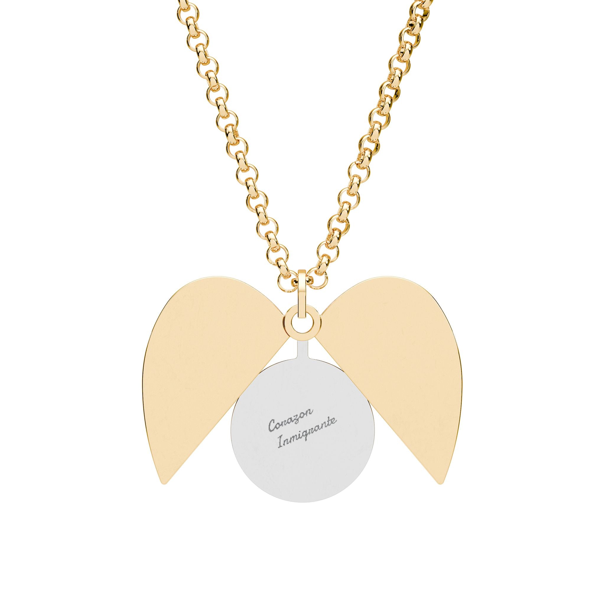 Corazón Inmigrante Heart Necklace inspired by Mari Nobre’s song from the album Sobran las Palabras