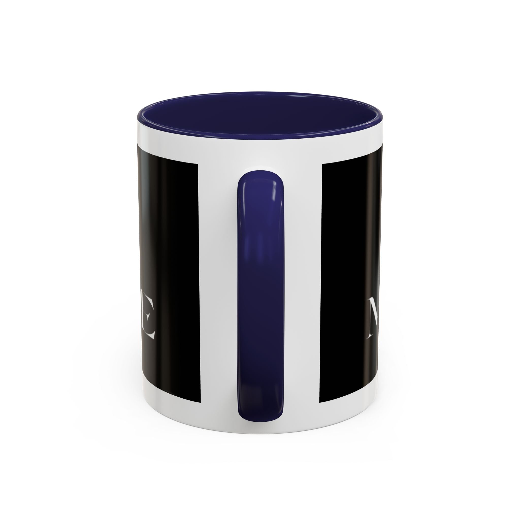 La Madrina 'Mari Nobre Black Accent Coffee Mug — Elegant Godmother Gift (11/15oz)