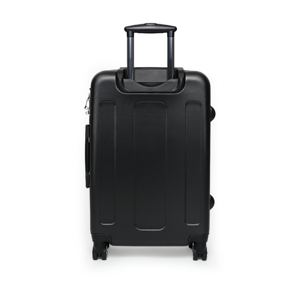 LA MADRINA Artistic Abstract Face Carry-On Suitcase – Colorful Pop Portrait Travel Luggage