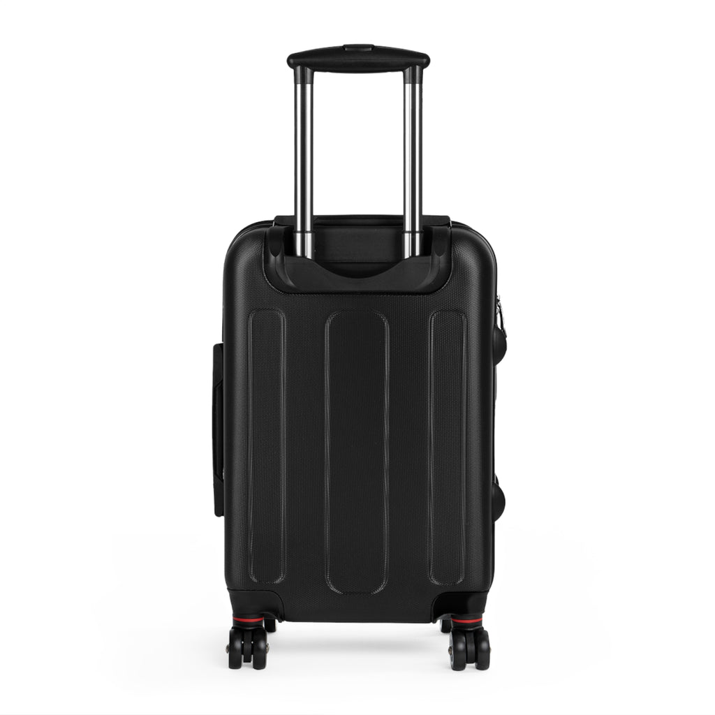 LA MADRINA Artistic Abstract Face Carry-On Suitcase – Colorful Pop Portrait Travel Luggage