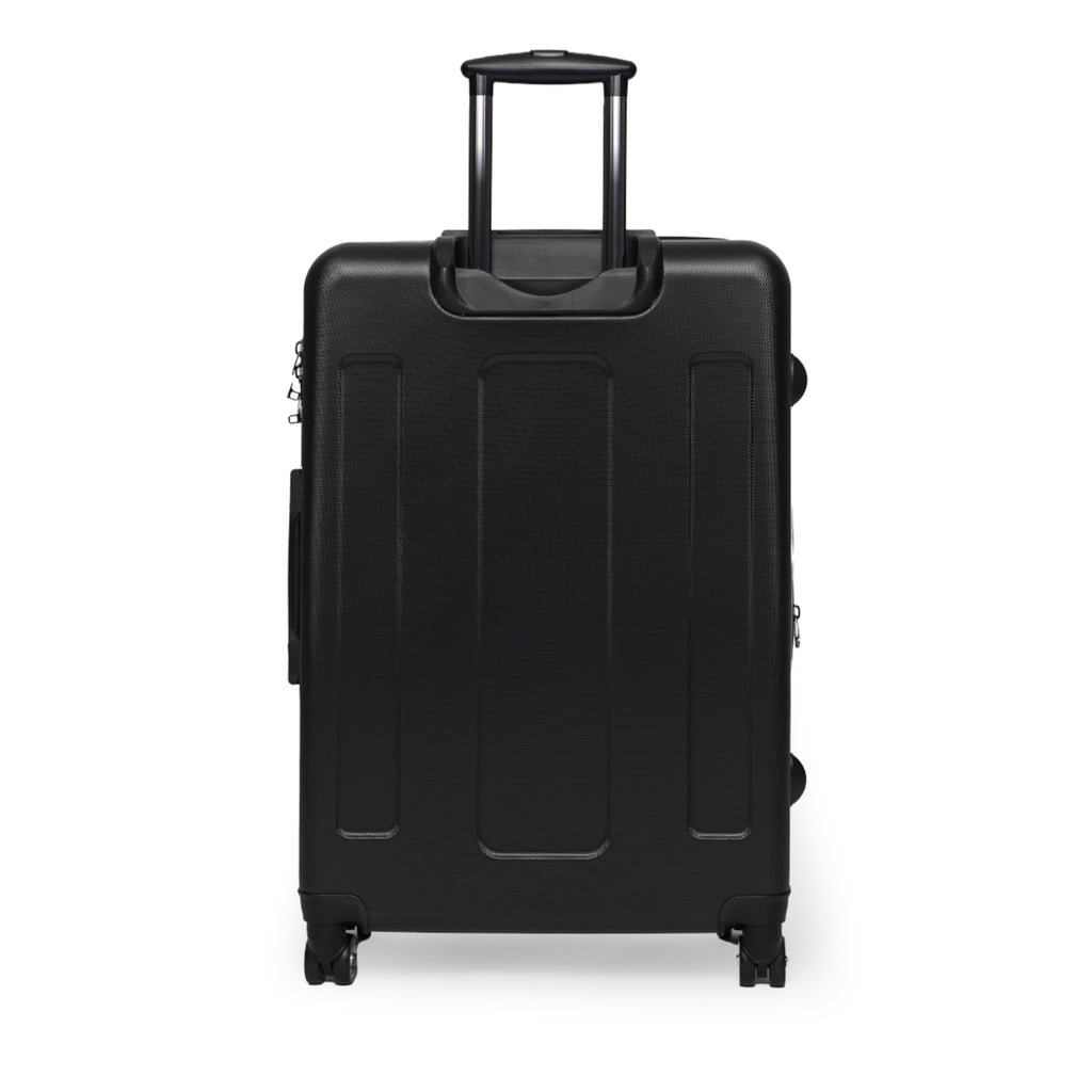LA MADRINA Artistic Abstract Face Carry-On Suitcase – Colorful Pop Portrait Travel Luggage