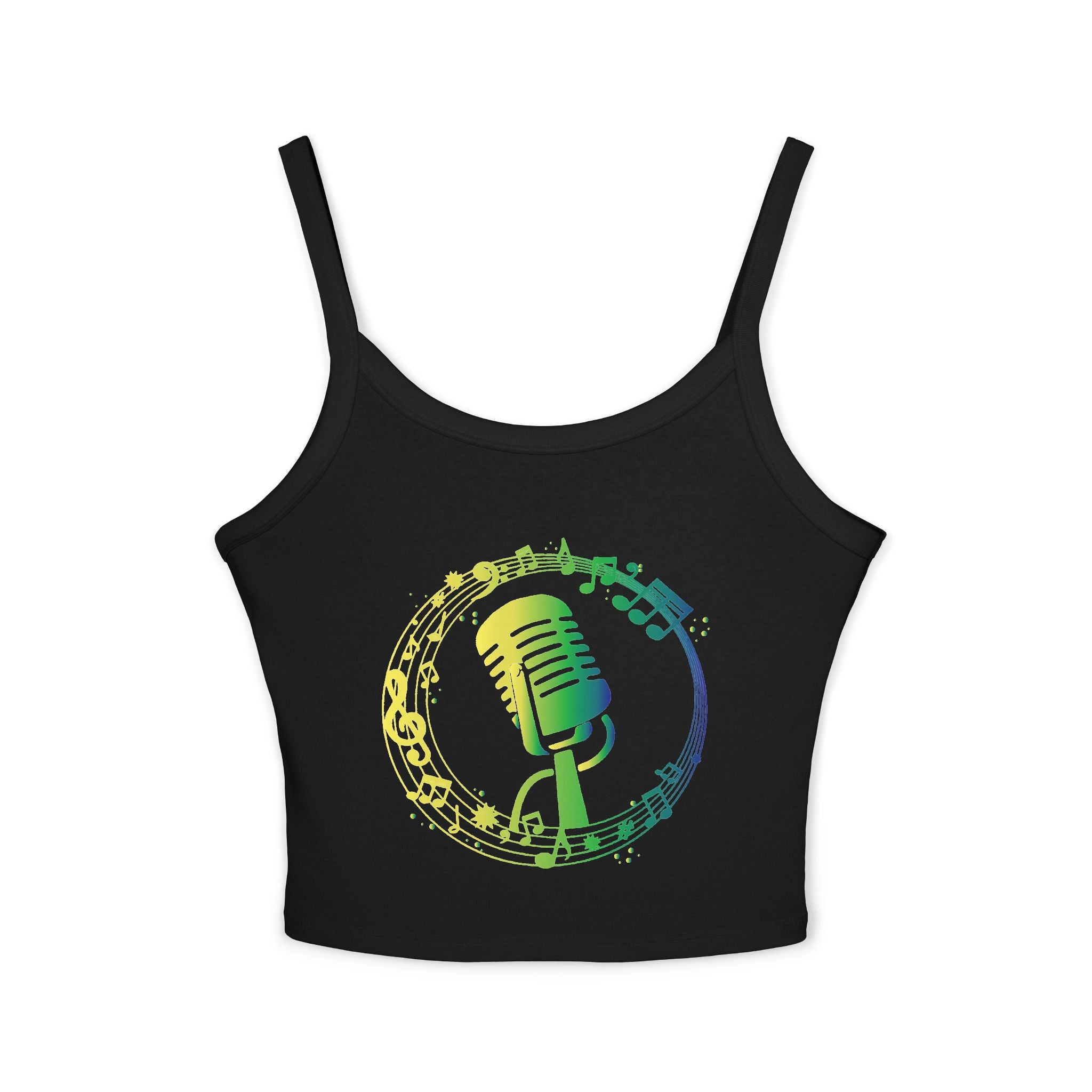 Artistic Portrait Crop Top — 'La Madrina' Graphic Women's Tank